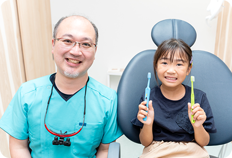 お子さまにも痛みに配慮した歯科治療